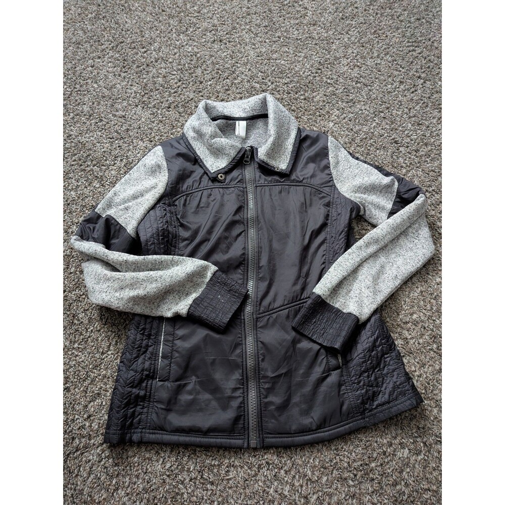 Mondetta World Winner Full Zip Jacket Lightweight Heather Gray Women's Large